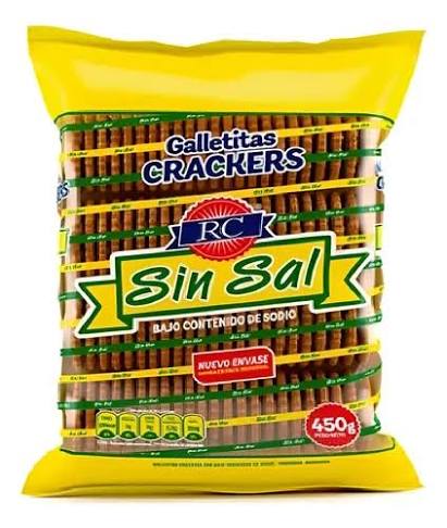GALLETITAS RC CRACKERS sin sal 450g